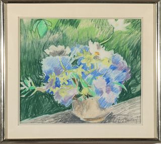 Tom Dooley "Still Life with Flowers" Pastel
