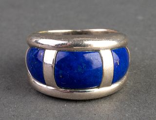 CNA Sterling Silver & Lapis Lazuli Ring