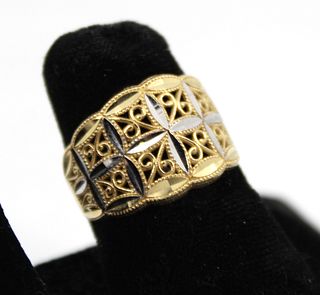 Vintage Michael Anthony Designer 10K Gold Ring