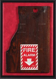 "Fire Alarm" Modern Found Object Assemblage