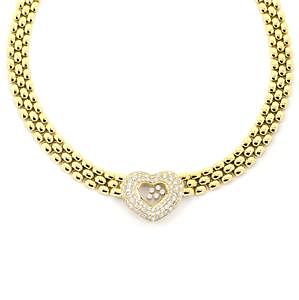 Chopard Happy Diamond 18k Gold 3.25ct Necklace