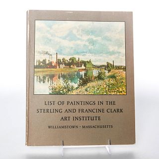 BOOK, LIST OF PAINTINGS IN THE S. & F. CLARK ART INSTITUTE