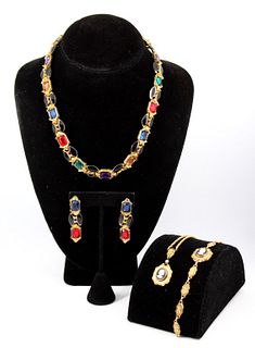 Assorted Vintage Costume Jewelry, incl. Cameo, 4