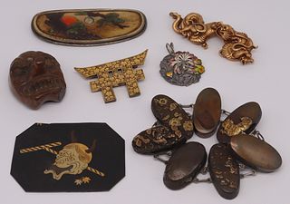 JEWELRY. Assorted Oriental Jewelry Inc. Shakudo.