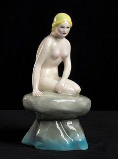 GIOVANNI RONZAN    - NUDE CHARACTER ON A ROCK