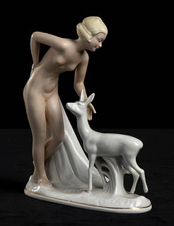 GERMANY - NUDE WITH FAWN