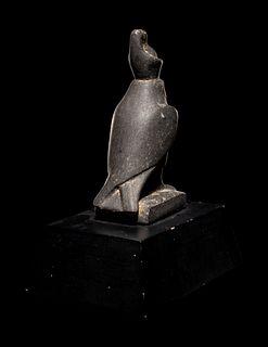 An Egyptian Basalt Falcon Horus
