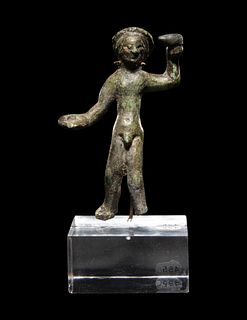 An Etruscan Bronze Votive Figure