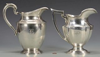 2 Sterling Silver Water Pitchers