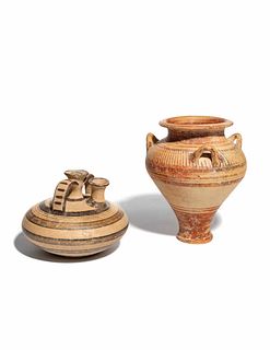 Two Mycenaean Pottery Vessels