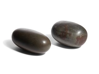 Two Indian Lingam Stones