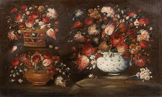 Spanish School, 18th Century
Floral Still Life