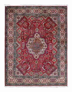 A Hamadan Carpet
148 x 118 inches.