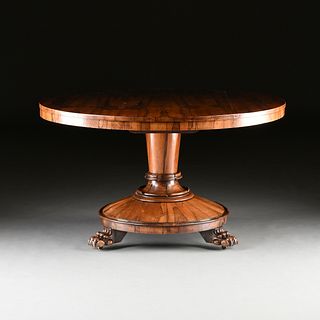 A REGENCY ROSEWOOD BREAKFAST TABLE, EARLY 19TH CENTURY,