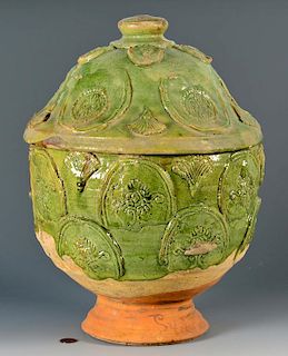 Chinese Ceramic Yuan Dynasty Storage Jar