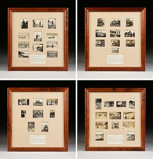 A GROUP OF FOUR AMERICAN ROARING TWENTIES PHOTOGRAPHS AND POSTCARDS, 1889-1920, 