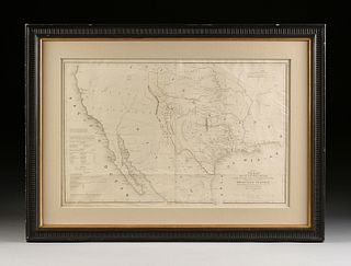 A REPUBLIC OF TEXAS MAP, "Map of Texas and the Countries Adjacent," W.H. EMORY, WASHINGTON D.C., CIRCA 1844, 