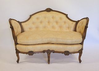 Louis XV Style Carved And Down Filled