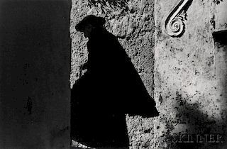 Ernst Haas (Austrian/American, 1921-1986)      Positano Priest, Italy