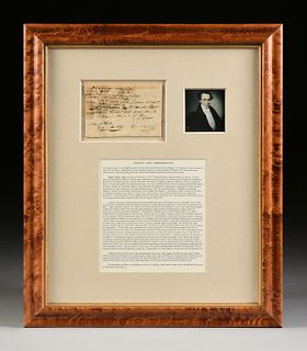 AN ANTIQUE EARLY TEXAS DOCUMENT, PROMISSORY NOTE SIGNED BY STEPHEN F. AUSTIN, MARCH 22, 1833,