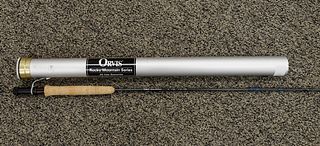 Orvis Rocky Mountain 4pt. fly rod, 8', #4. Estate of Michael Coe, PhD, New Haven, CT.