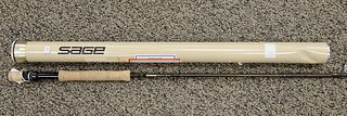 Sage Graphite III fly rod, four part, 890-4RPL, #8, 9', 3 5/8oz. Estate of Michael Coe, PhD, New Haven, CT.
