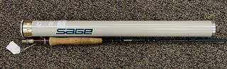 Sage SP Graphite IV 5895, #5, 8'9", 3 3/16oz., 5pt. fly rod. Estate of Michael Coe, PhD, New Haven, CT.