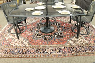 Heriz Oriental carpet, 7'6" x 10'10".