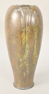 Southeast Asian patinated-bronze vase decorated with lotus, ht. 12 1/2". Estate of Marilyn Ware Strasburg, PA.