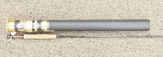 Gary Loomis Fly Rod 1086-4 IMX, 4pt. Fly Rod #6, 9'. Estate of Michael Coe, PhD, New Haven, CT.