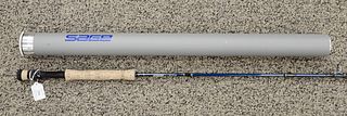 Sage X12 Fly Rod, 3 part, #9, 4 1/4oz. Estate of Michael Coe, PhD, New Haven, CT.