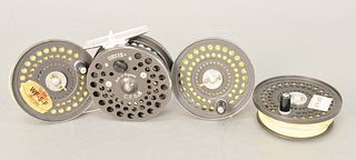 Orvis CFO III Fly Reel with three extra arbors. Estate of Michael Coe, PhD, New Haven, CT.