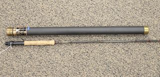 Powell 4pt. Fly Rod, TR90-H IM6, #9-10, #1666-92. Estate of Michael Coe, PhD, New Haven, CT.
