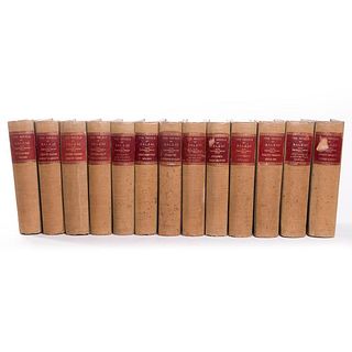 Thirteen volumes by H. de Balzac