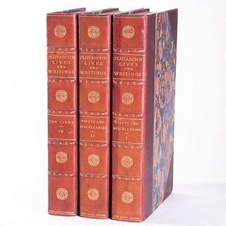 Three volumes by Plutarch