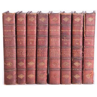 Shakespeare's Dramatic Works. Eight volume set.