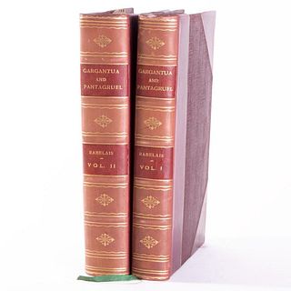 Two volumes by Francis Rabelais