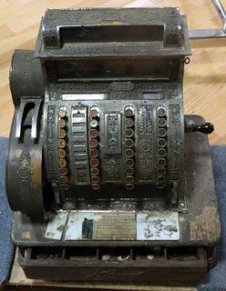 Antique National Steel Cash Register