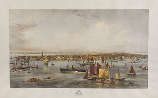 New York, engraved by C. Mottram after the watercolor by J.W. Hill