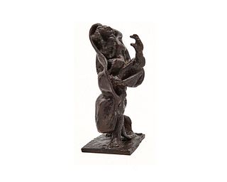 JACQUES LIPCHITZ, (French, 1891-1973), The Prophet, bronze, height: 14 3/8 in.