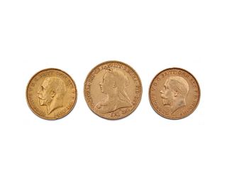 Three Austrian Gold Coins