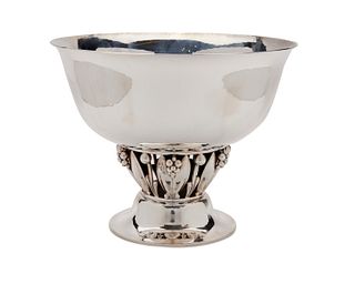 GEORG JENSEN Silver Footed Compote, pattern no. 197A