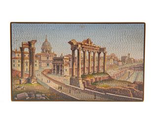 Fine Micromosaic Plaque of the Roman Forum
