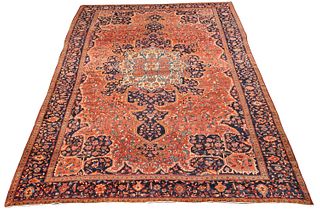 Sarouk Fereghan Carpet, Persia, ca. 1900; 12 ft. 4 in. x 8 ft. 4 in.