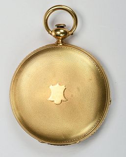 Antique Breitling- Laederich 18kt. Pocket Watch