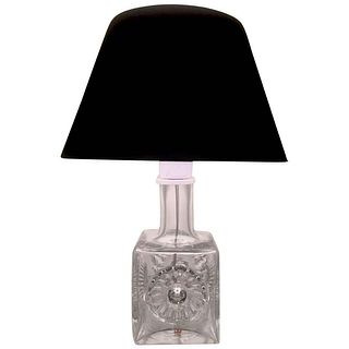 Mid-Century Modern Kosta Boda Crystal Table Lamp