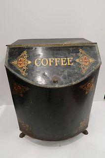 Large Antique General Store Coffee Bin
