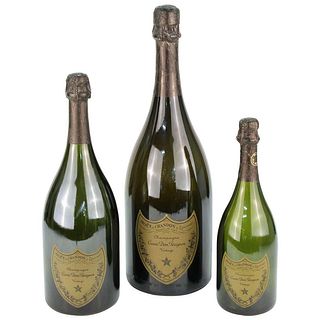 Dom Perignon Advertising Display Champagne Bottles
