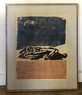 Don Stacy, Abstract Composition - Woodcut Print