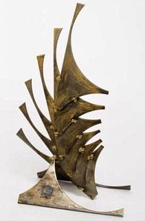 J. Stillman Modern Abstract Steel Sculpture